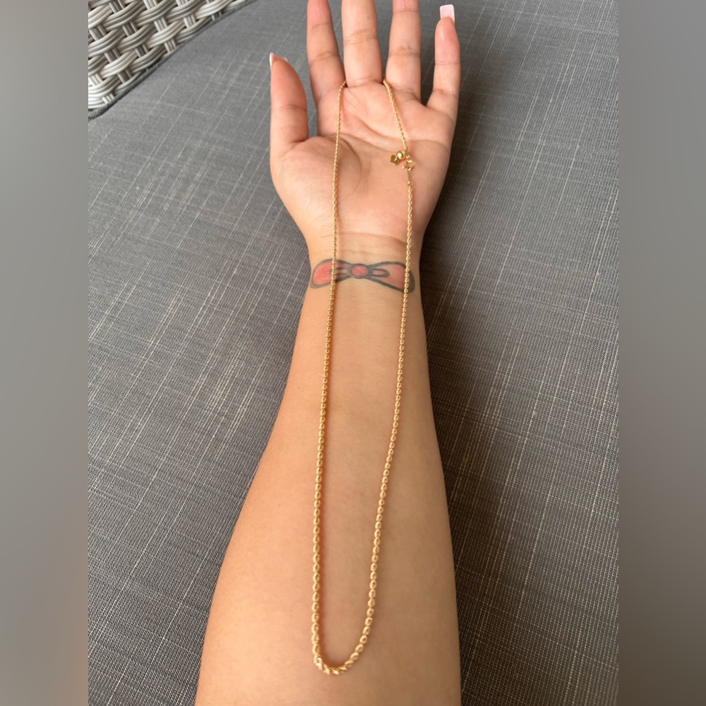 BRANDNEW‼️ 18 KARAT REAL GOLD ROPE CHAIN